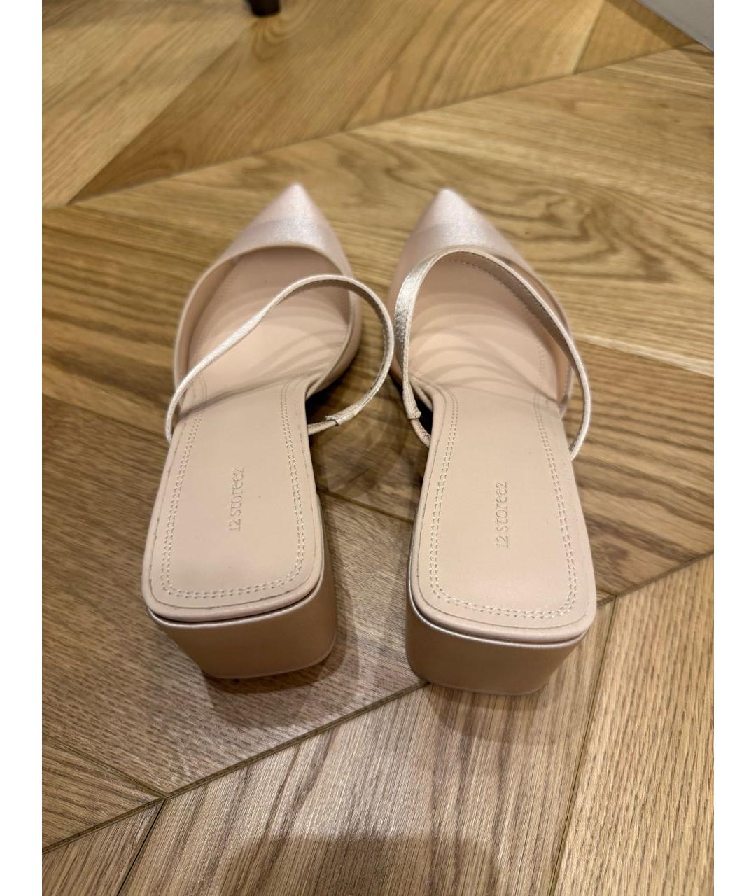 12 STOREEZ Розовые мюли, фото 4