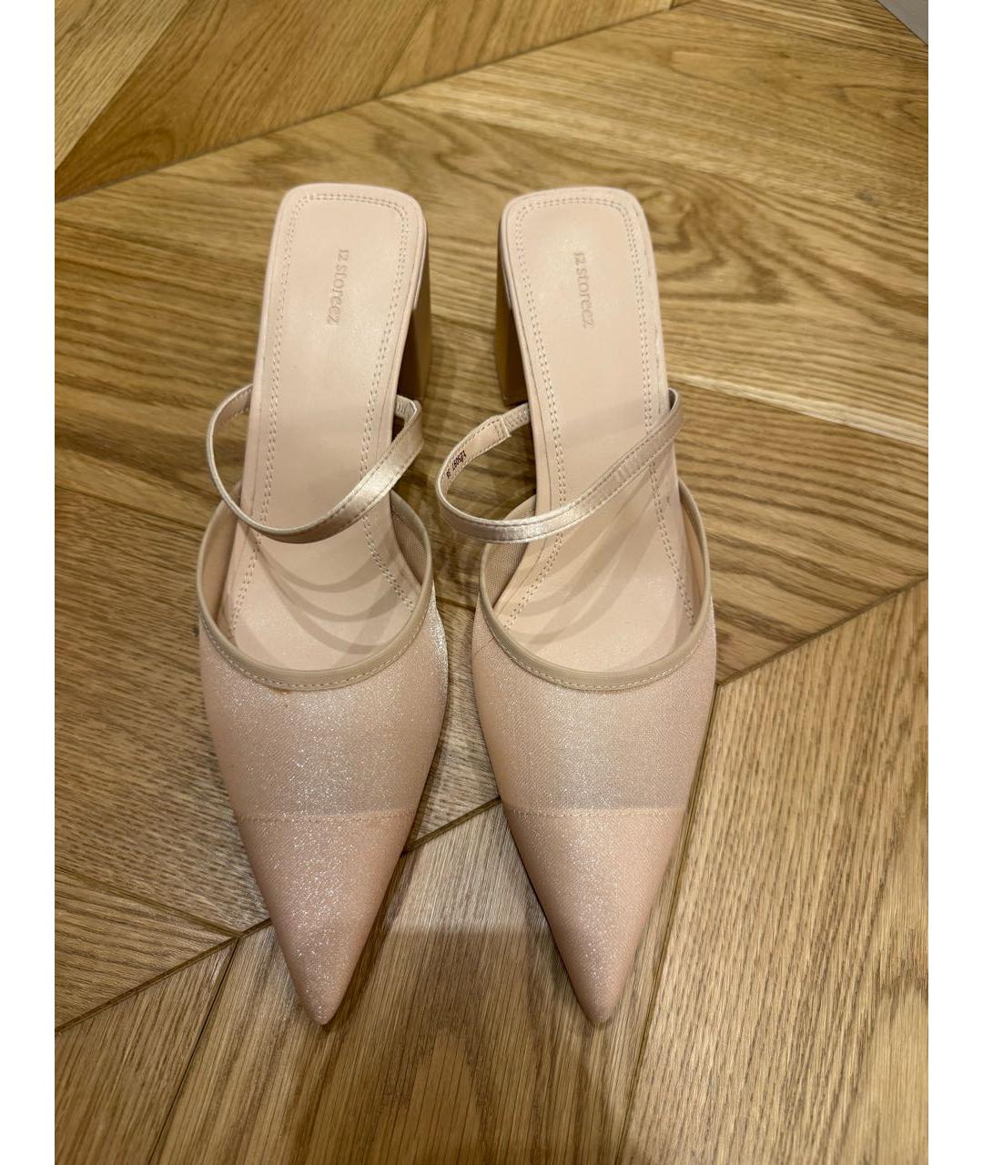 12 STOREEZ Розовые мюли, фото 2