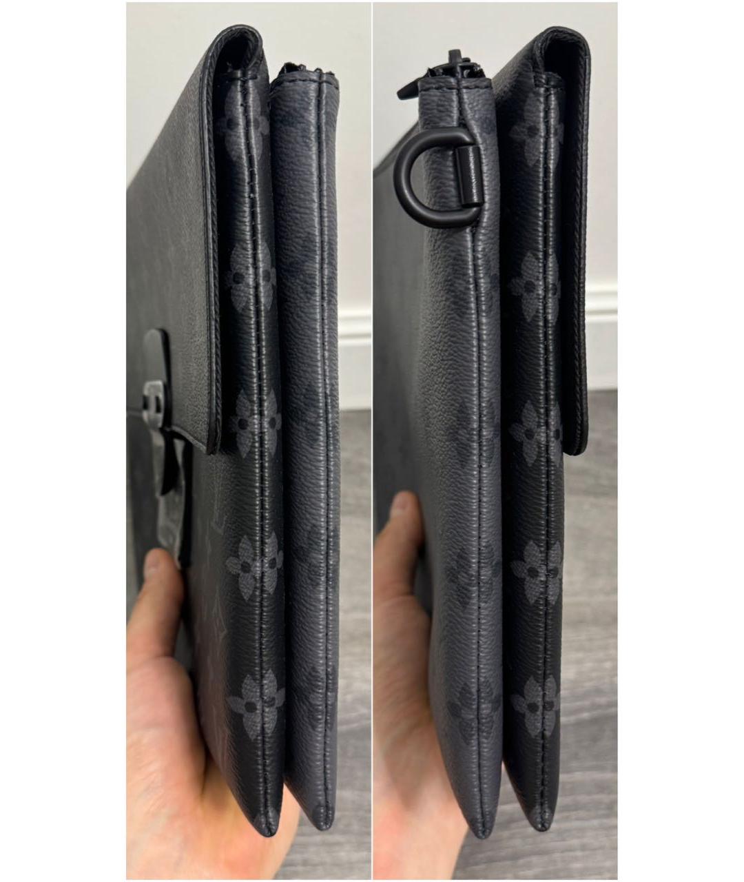 LOUIS VUITTON Черная папка для документов, фото 4