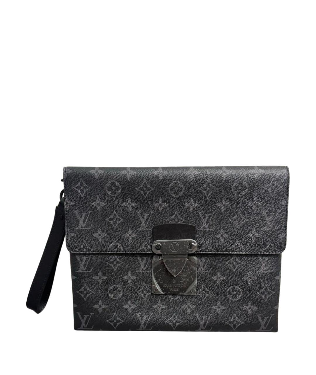 LOUIS VUITTON Черная папка для документов, фото 1