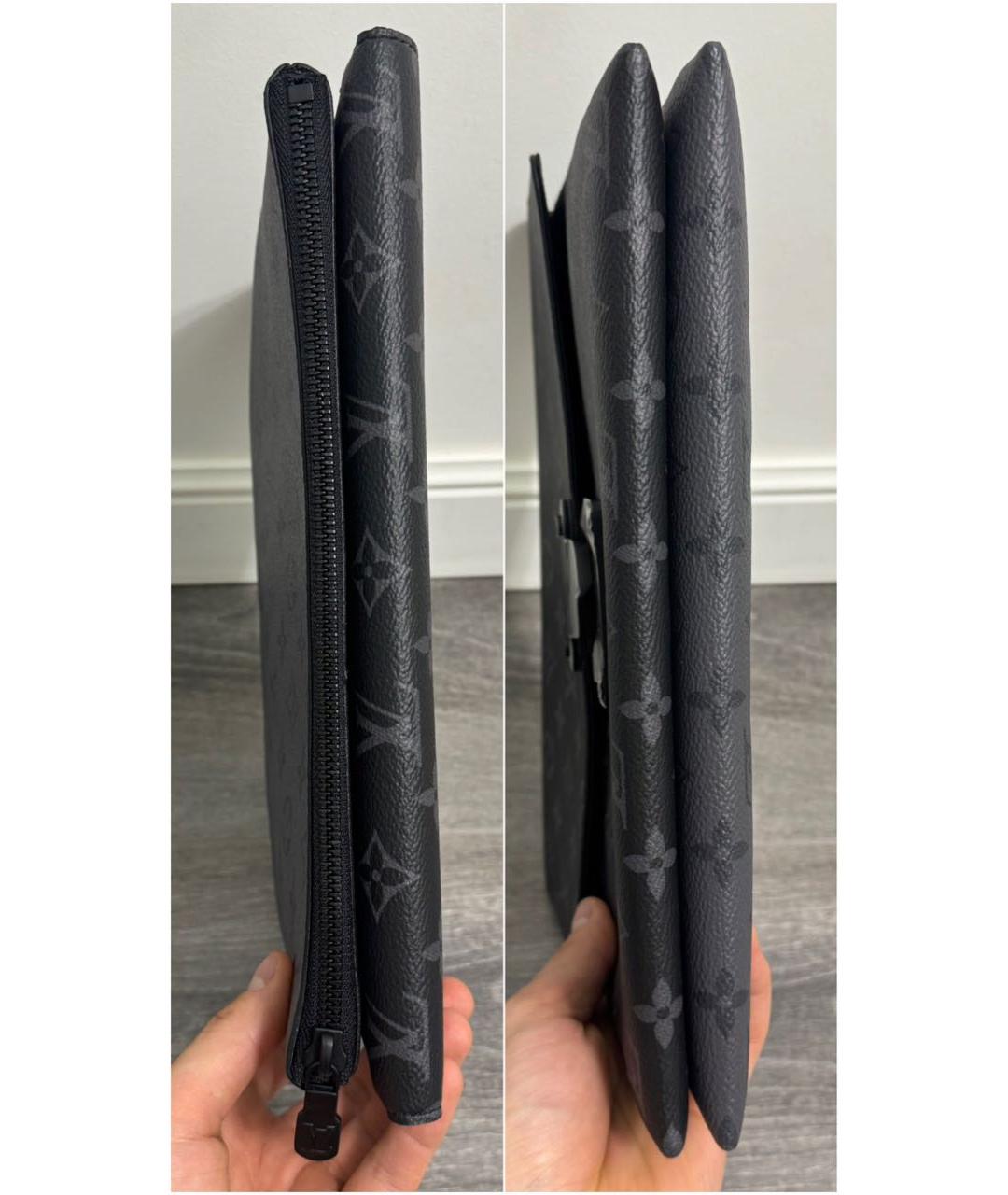 LOUIS VUITTON Черная папка для документов, фото 3