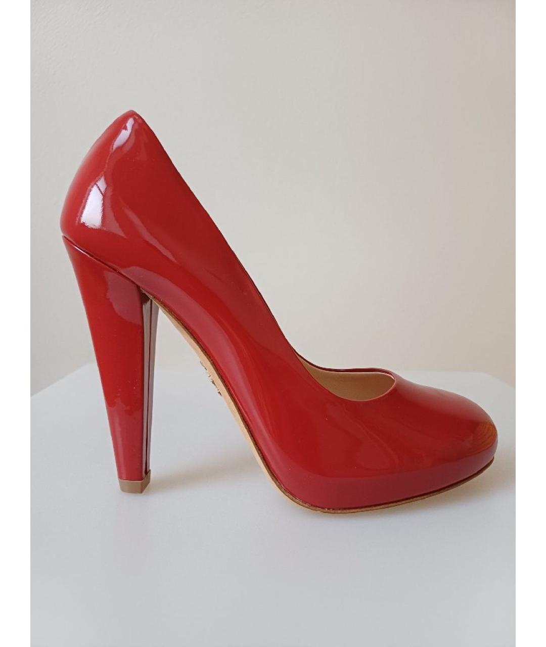 BALLY Красные туфли из лакированной кожи, фото 9