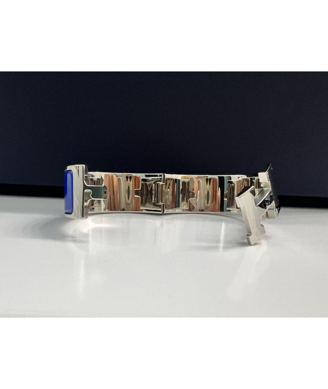 HERMES Синий металлический браслет, фото 2