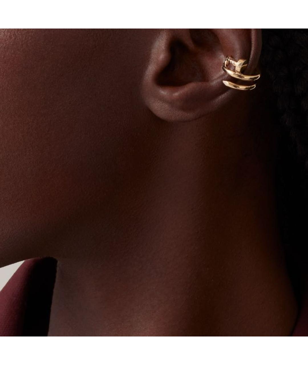 CARTIER Золотые серьги из желтого золота, фото 4