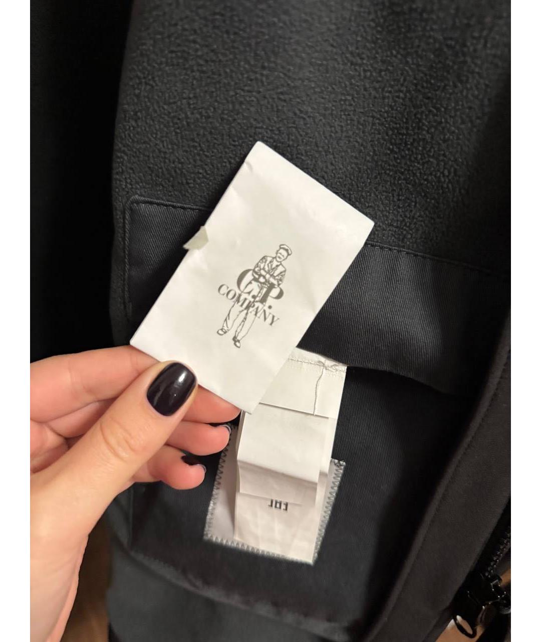 CP COMPANY Черная полиэстеровая куртка, фото 5