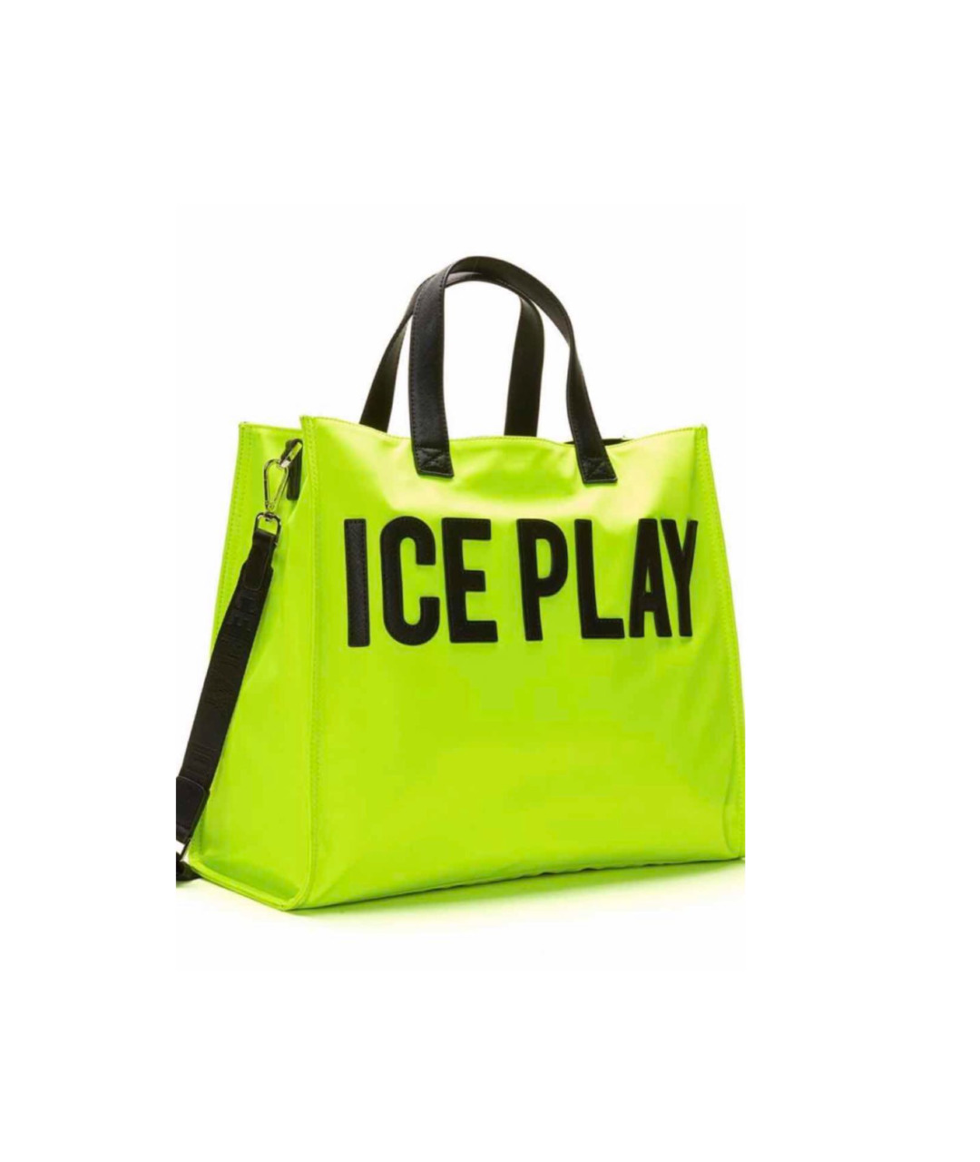 ICE PLAY Салатовая тканевая сумка тоут, фото 1