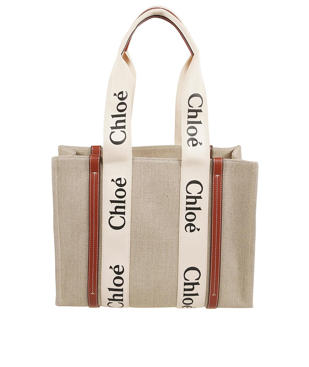 CHLOE Белая сумка тоут, фото 1