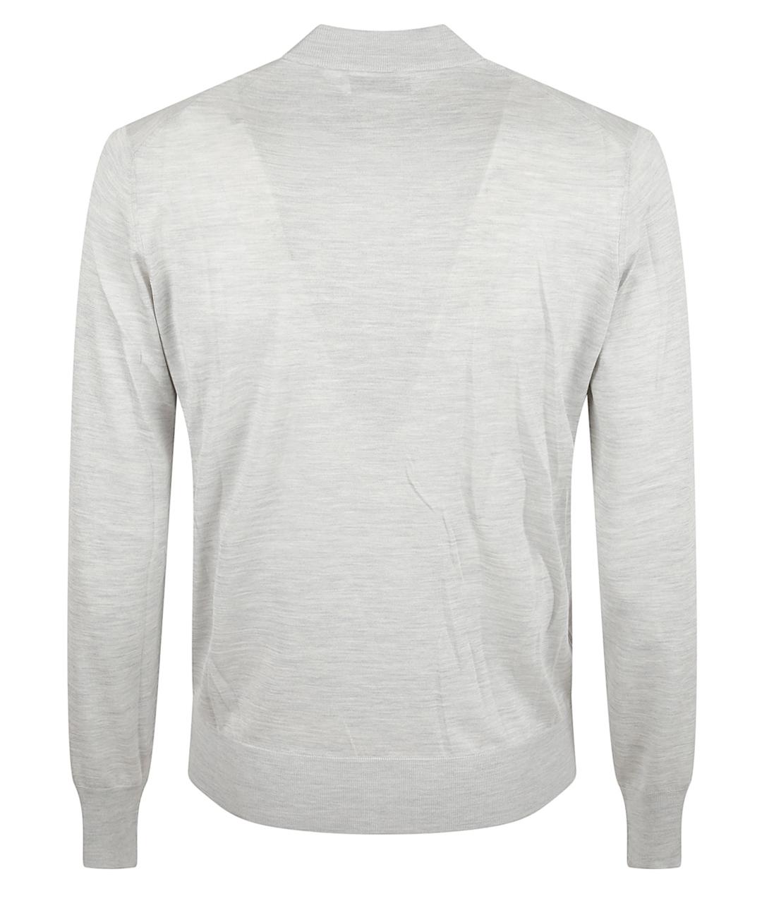 BRUNELLO CUCINELLI Серый шелковый джемпер / свитер, фото 3