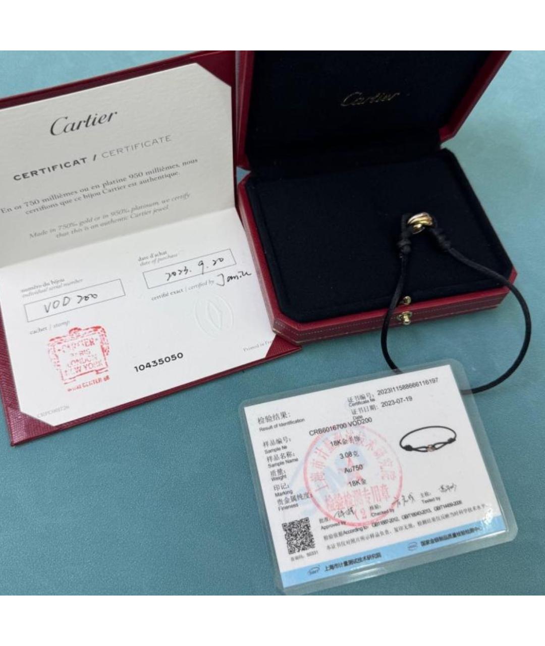 CARTIER Золотой браслет из белого золота, фото 2