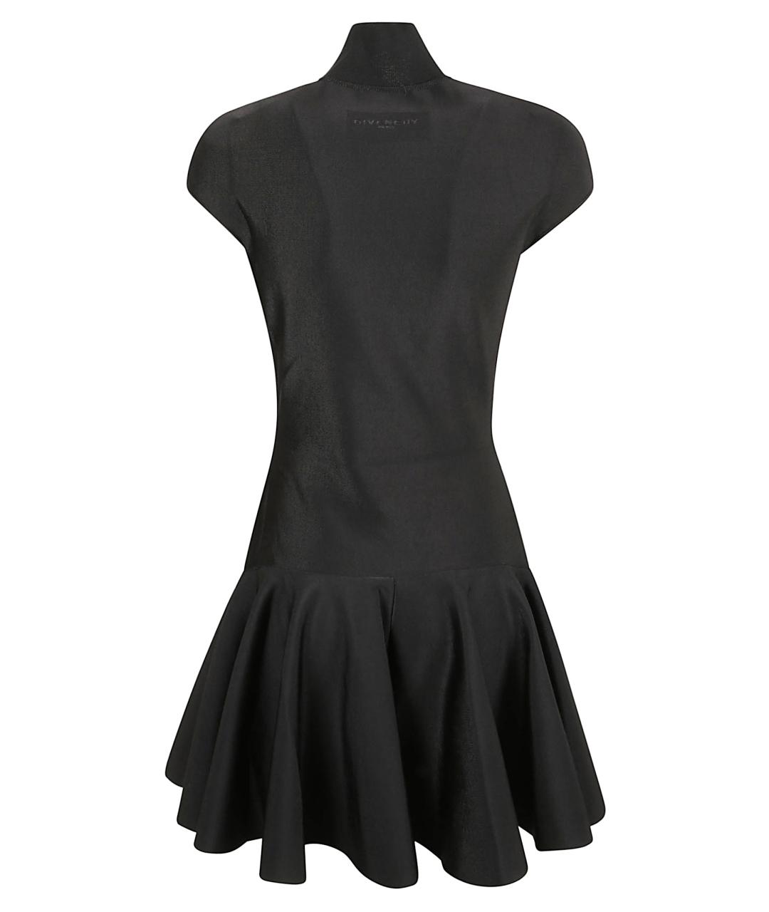GIVENCHY Черное вискозное повседневное платье, фото 3