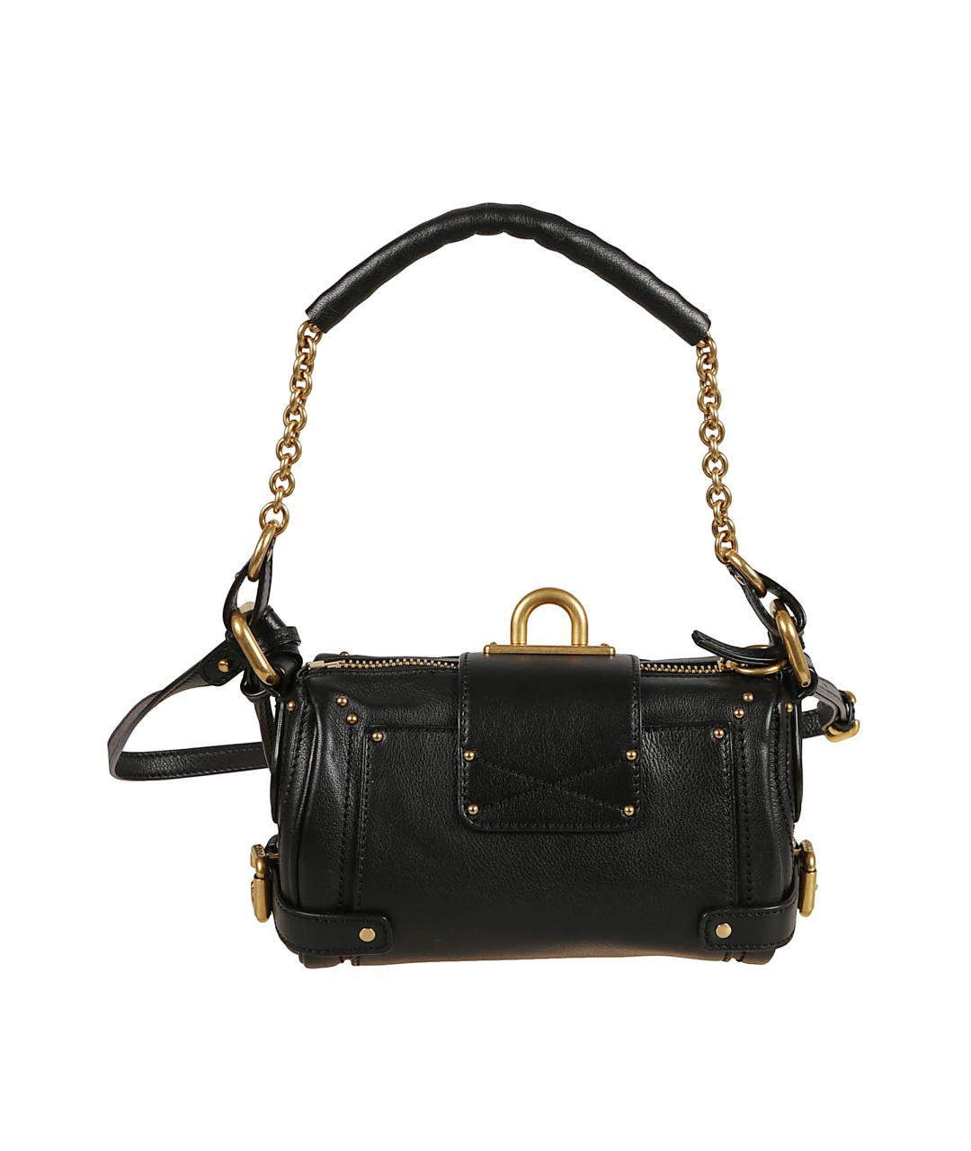 CHLOE Черная кожаная сумка через плечо, фото 1