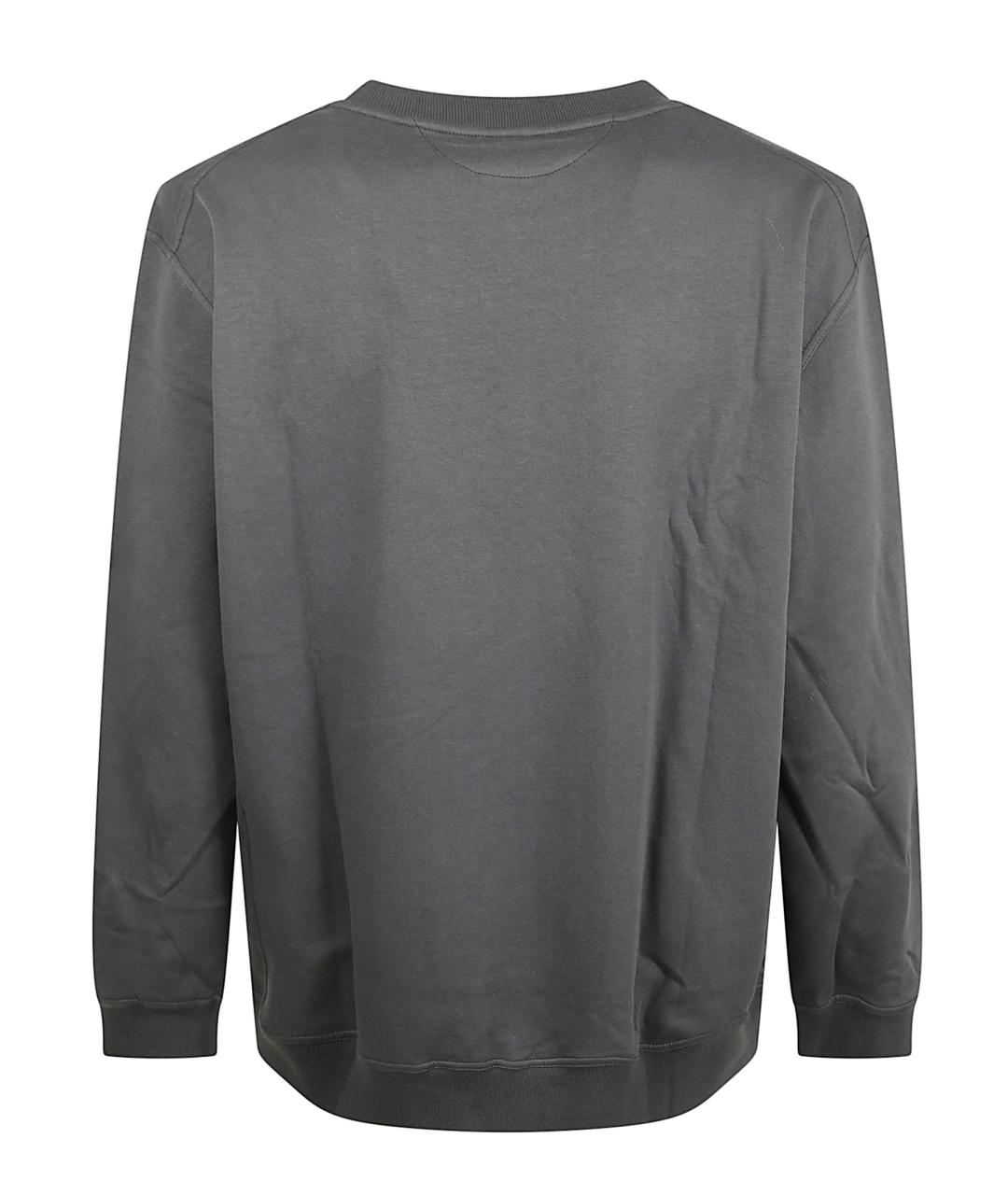 BRUNELLO CUCINELLI Серый хлопковый джемпер / свитер, фото 3