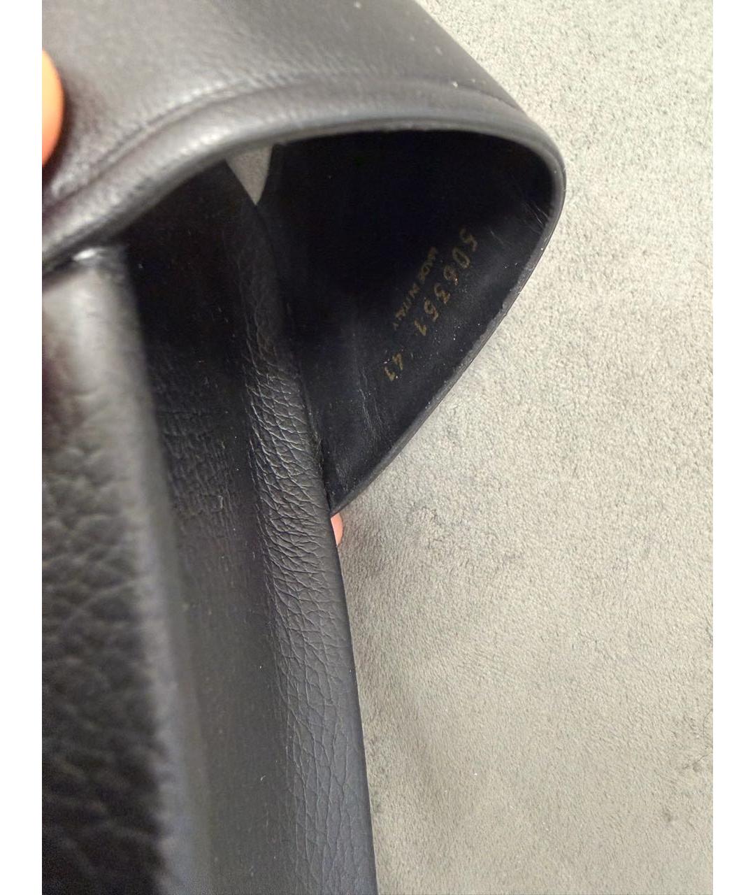 BALENCIAGA Черные шлепанцы, фото 3
