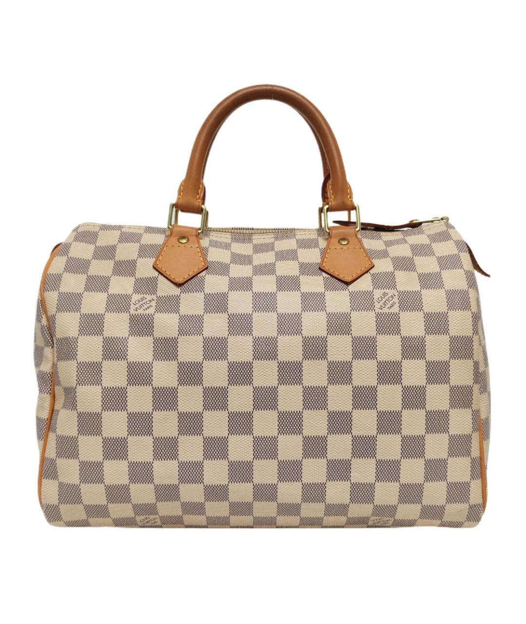 LOUIS VUITTON Бежевая сумка с короткими ручками, фото 6