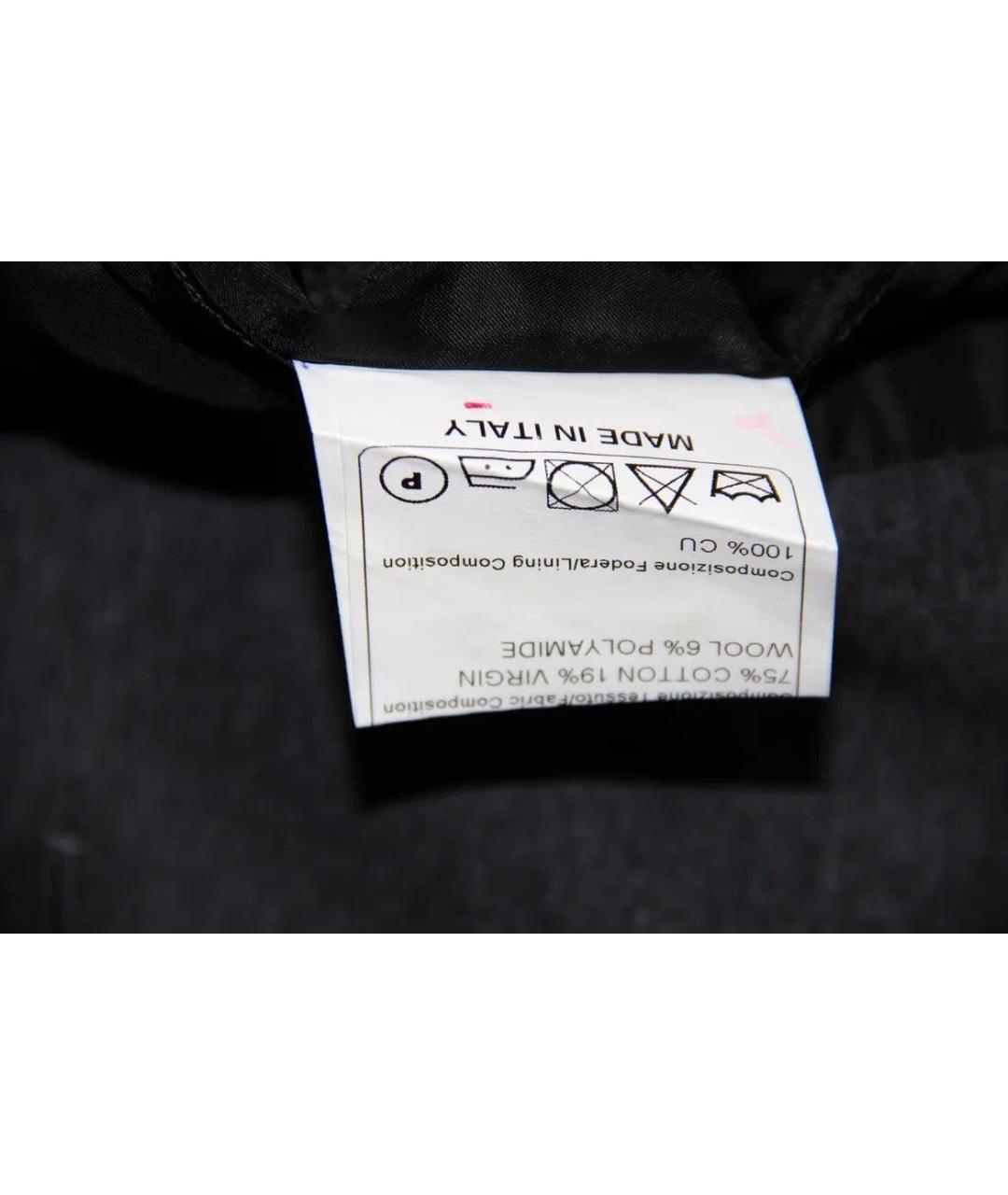 TAGLIATORE Серый хлопковый жакет/пиджак, фото 5