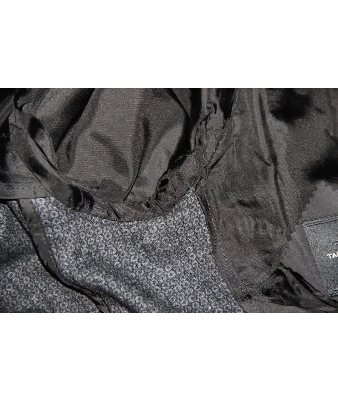 TAGLIATORE Серый хлопковый жакет/пиджак, фото 8