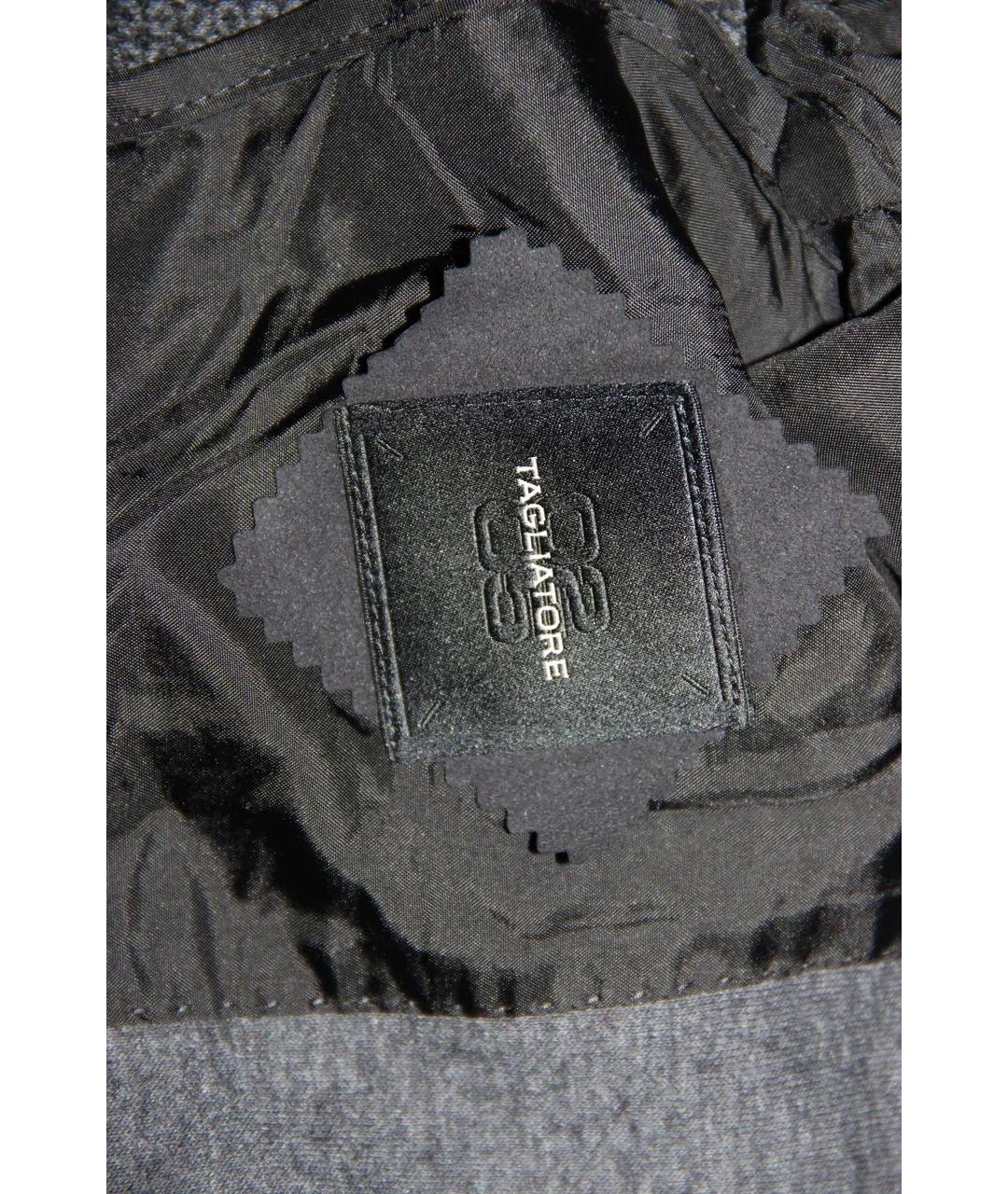 TAGLIATORE Серый хлопковый жакет/пиджак, фото 3