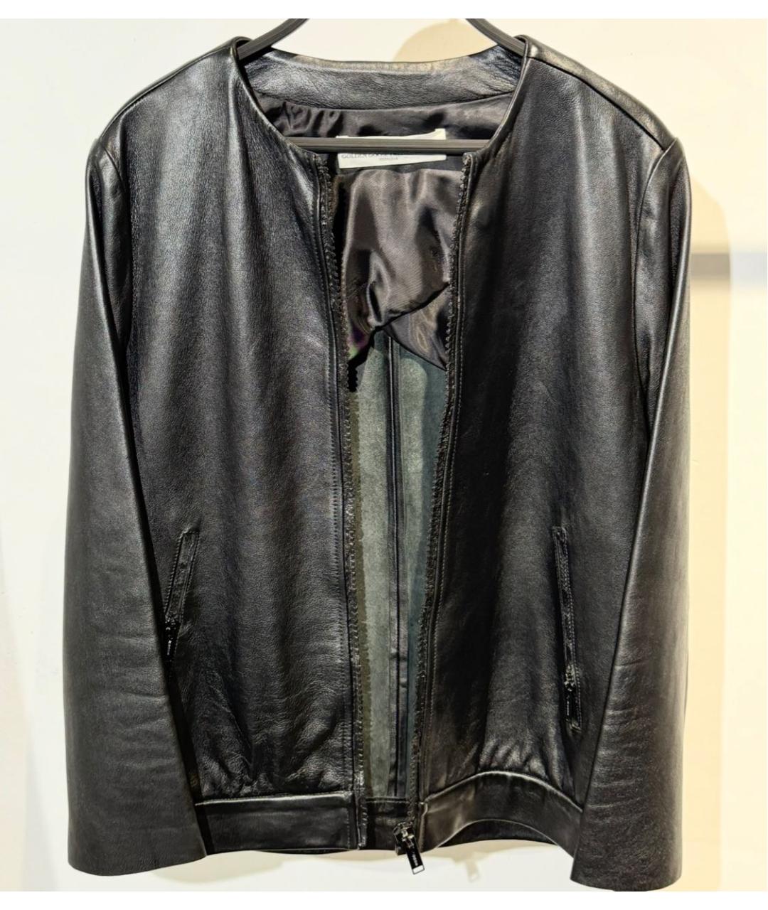 GOLDEN GOOSE DELUXE BRAND Черная кожаная куртка, фото 8