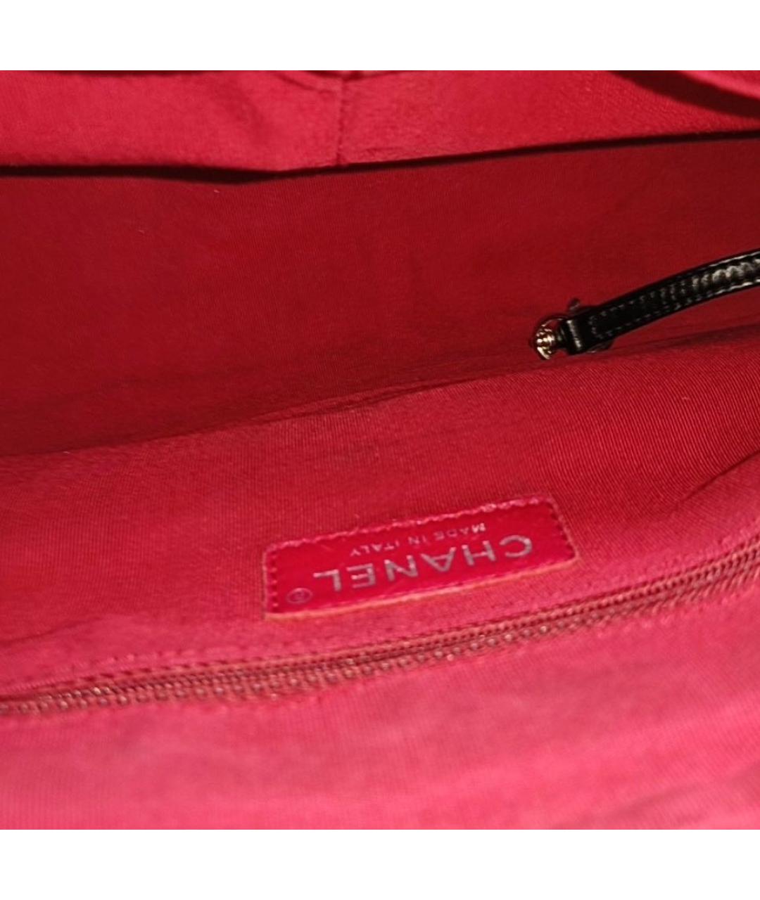 CHANEL Синяя кожаная сумка через плечо, фото 6