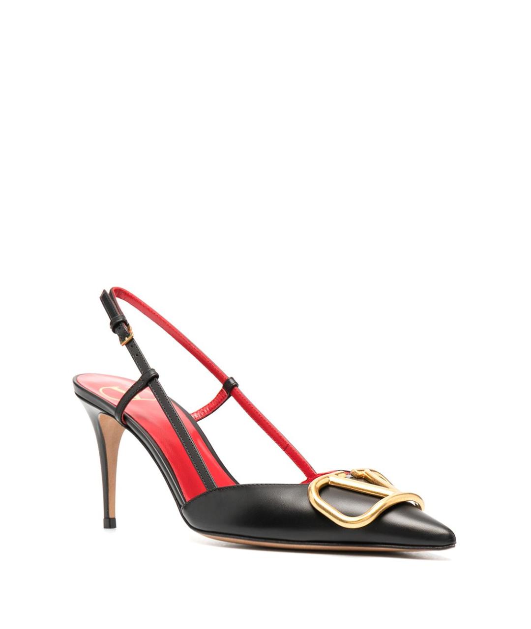 VALENTINO Черные кожаные туфли, фото 2