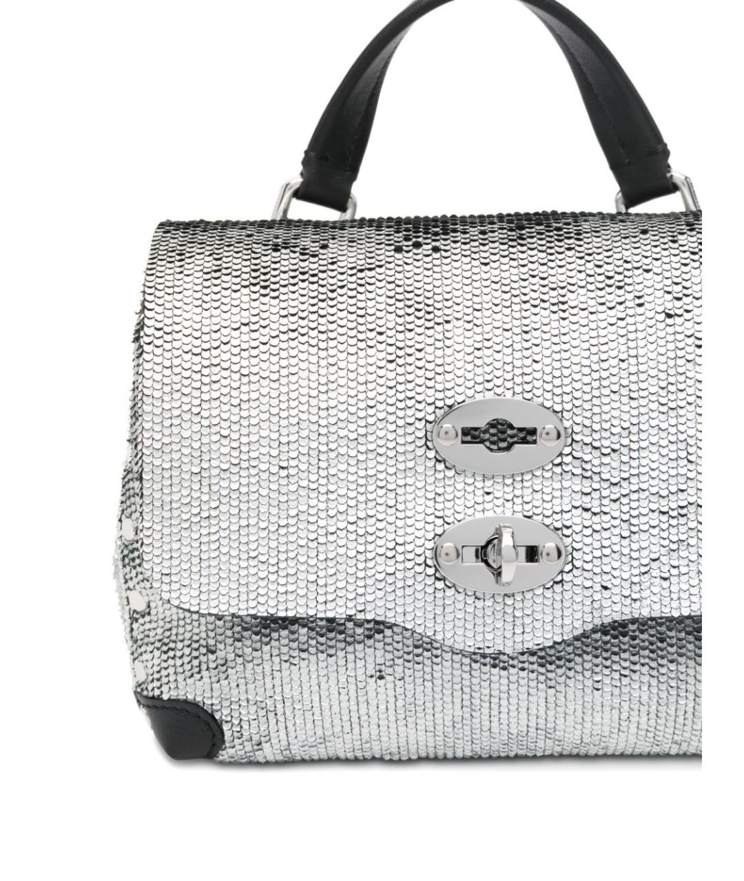 ZANELLATO Серебряная сумка через плечо, фото 2