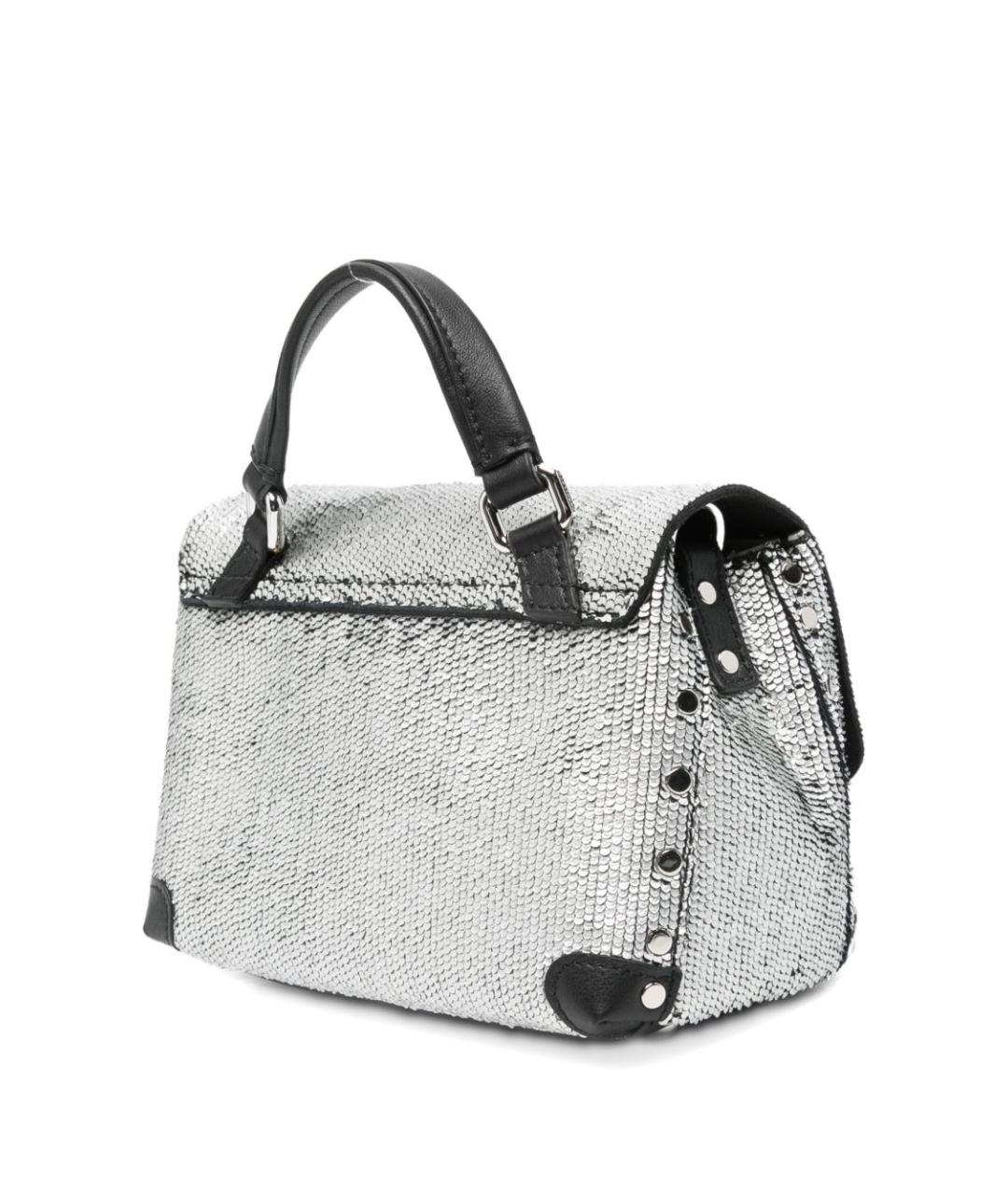 ZANELLATO Серебряная сумка через плечо, фото 4