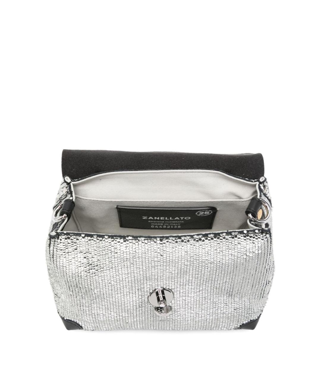 ZANELLATO Серебряная сумка через плечо, фото 3