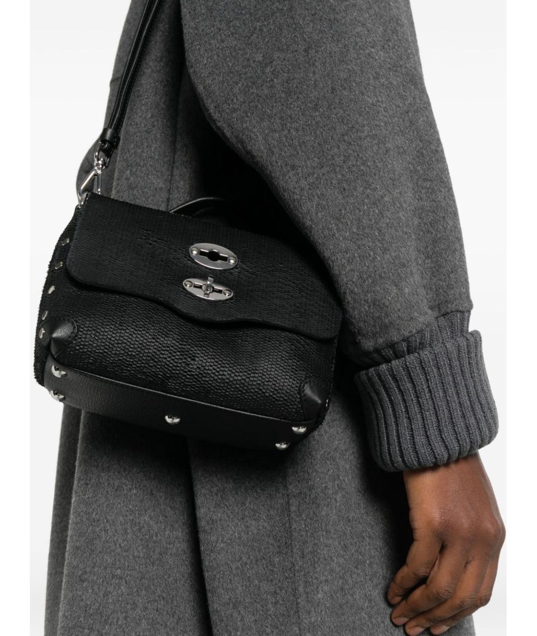 ZANELLATO Черная сумка через плечо, фото 2