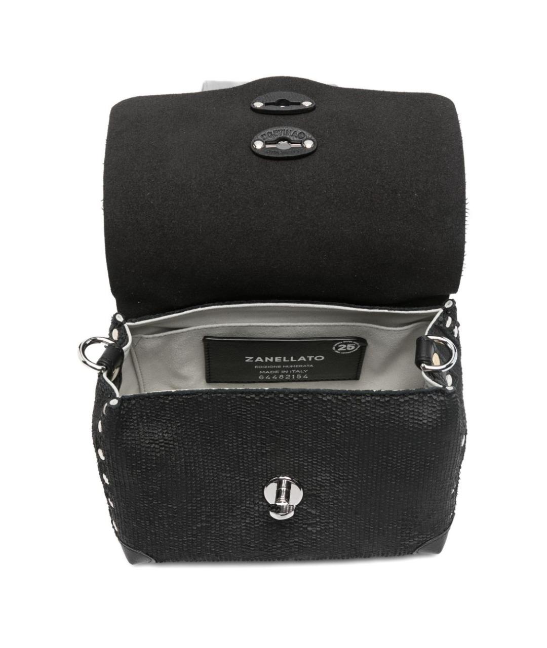 ZANELLATO Черная сумка через плечо, фото 5