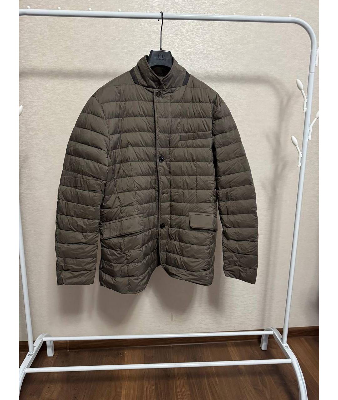 MOORER Коричневая полиамидовая куртка, фото 5