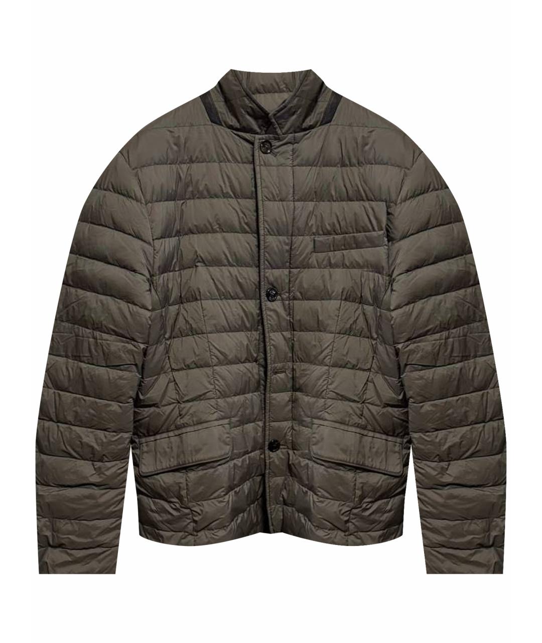 MOORER Коричневая полиамидовая куртка, фото 1