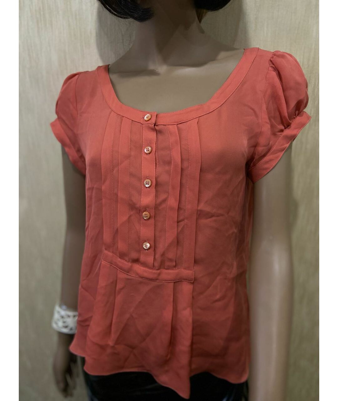 ARMANI COLLEZIONI Розовая шелковая рубашка, фото 6