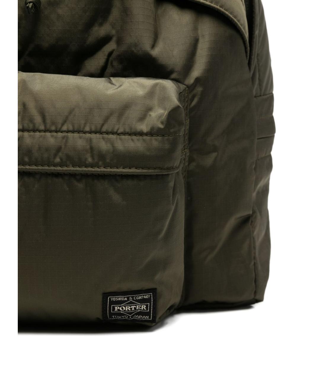 PORTER-YOSHIDA & CO Зеленый тканевый рюкзак, фото 2
