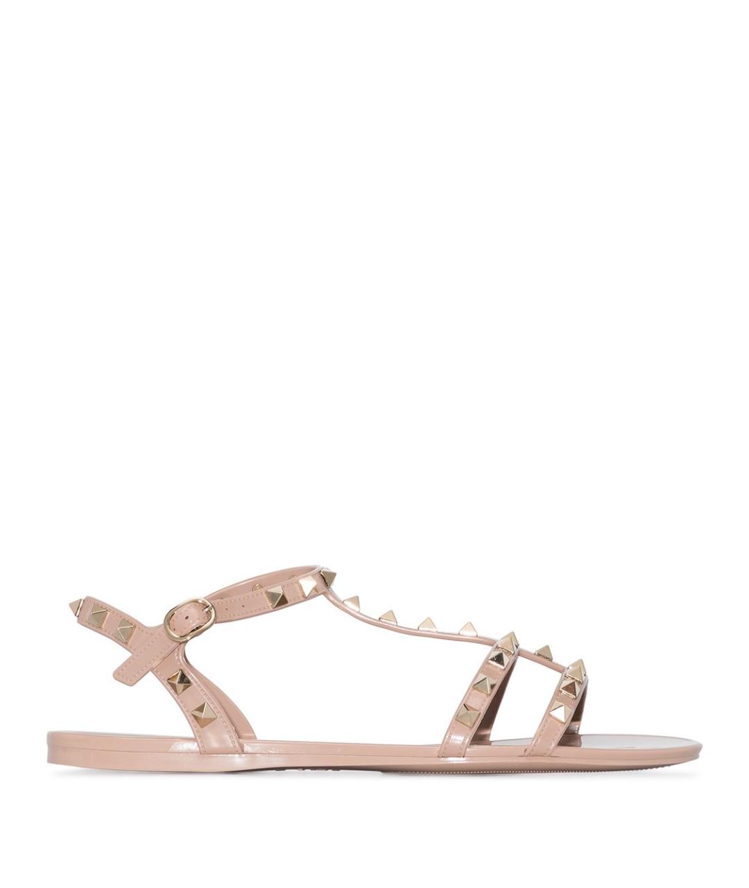 VALENTINO Бежевые босоножки, фото 1