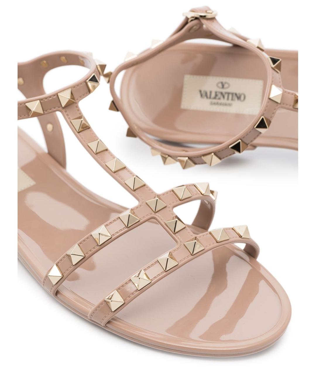 VALENTINO Бежевые босоножки, фото 3