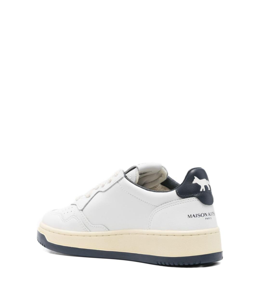 AUTRY Синие кожаные кроссовки, фото 2