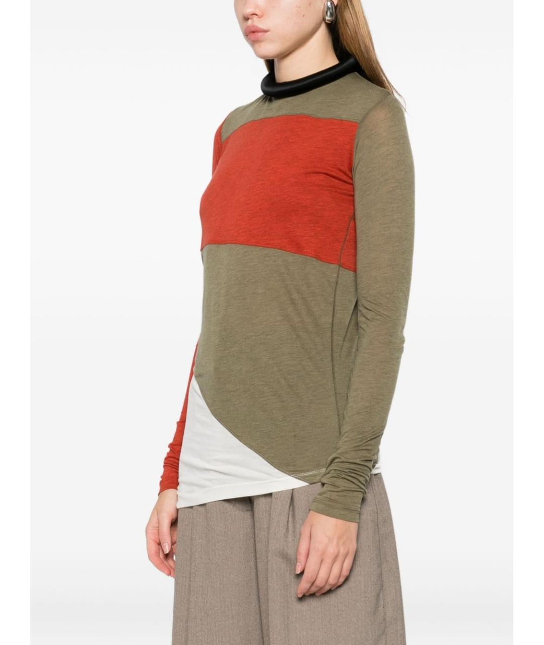 PHOEBE PHILO Красный хлопковый джемпер / свитер, фото 2