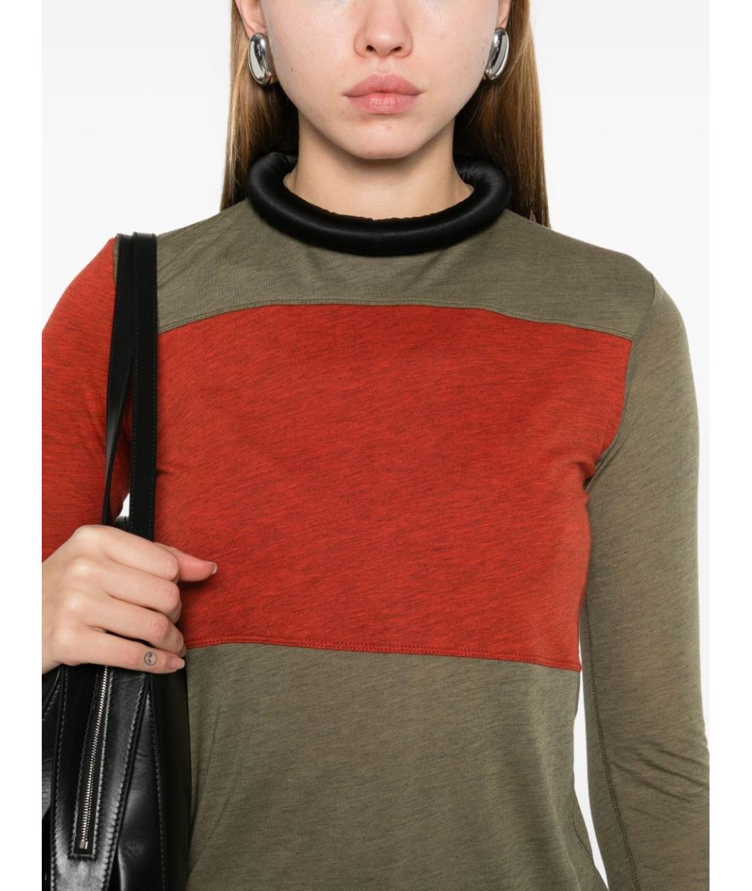 PHOEBE PHILO Красный хлопковый джемпер / свитер, фото 3