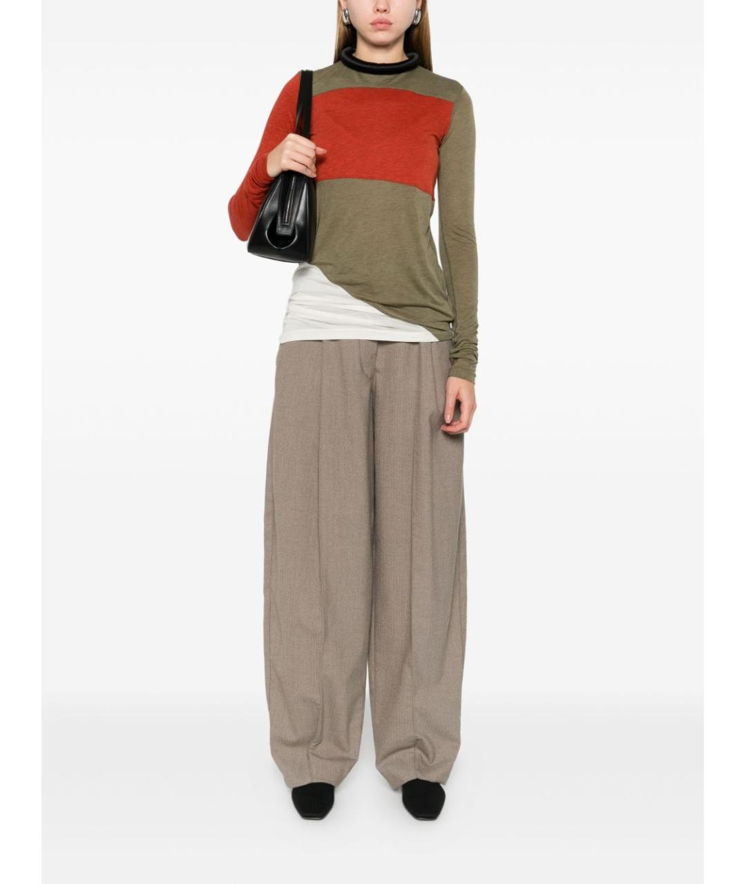 PHOEBE PHILO Красный хлопковый джемпер / свитер, фото 5