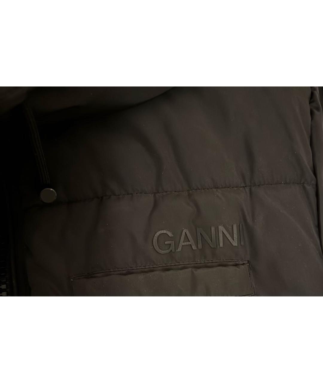 GANNI Черный пуховик, фото 6