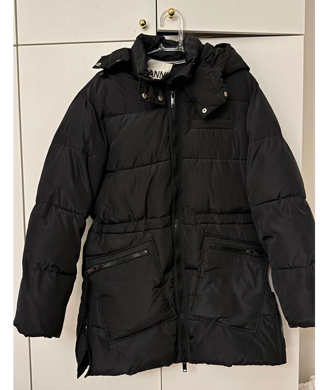 GANNI Черный пуховик, фото 8
