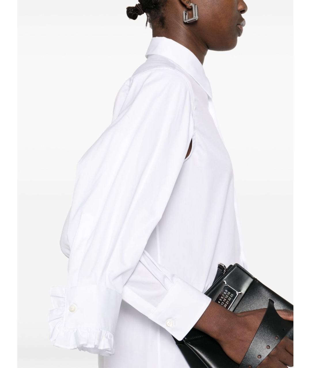 COMME DES GARÇONS Белая хлопковая рубашка, фото 4