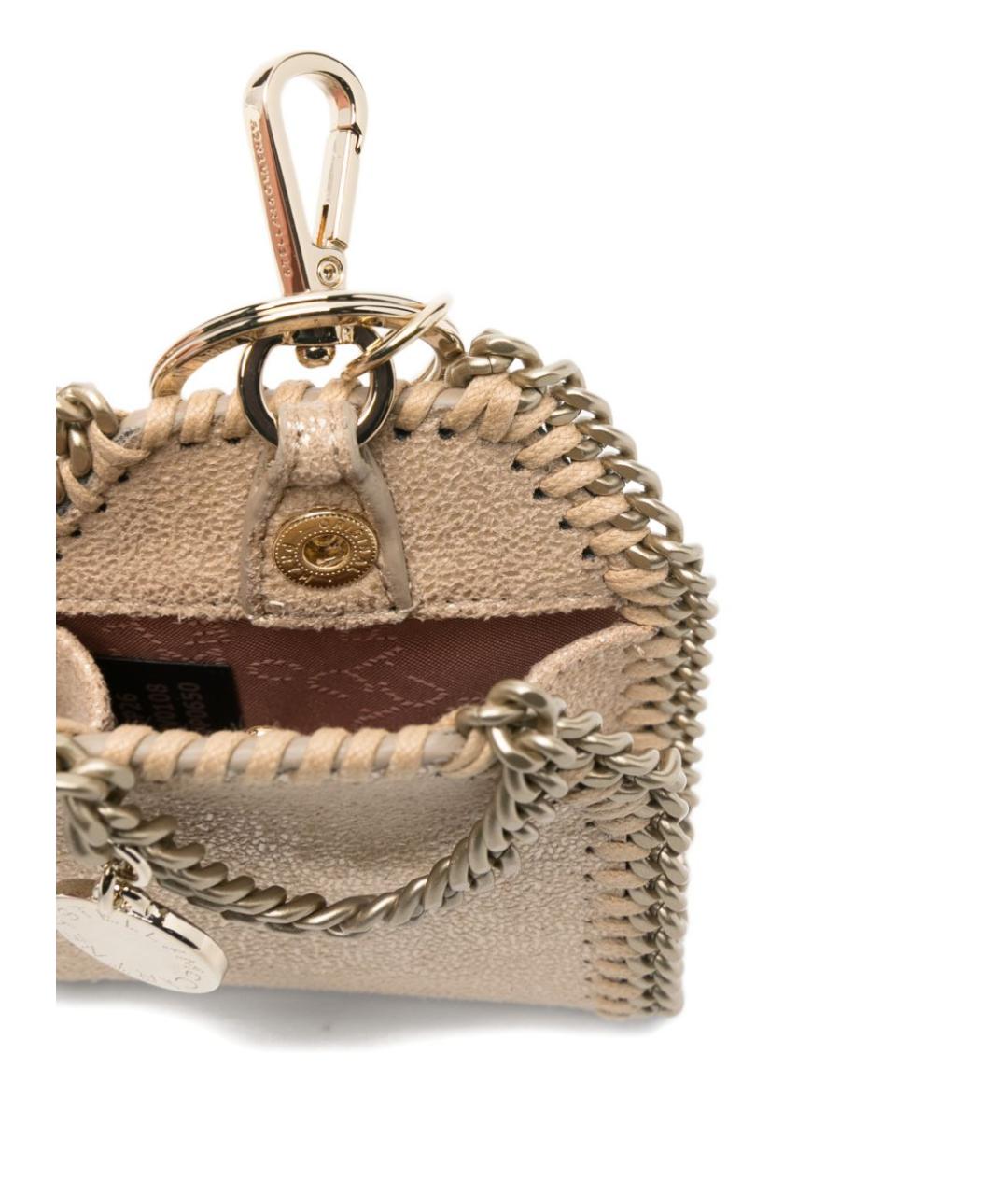 STELLA MCCARTNEY Бежевый брелок, фото 3