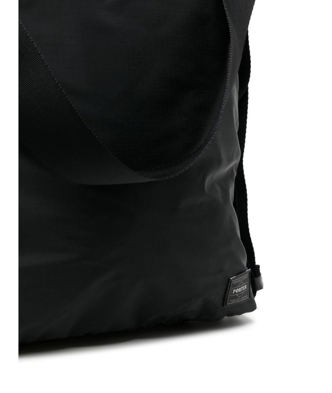 PORTER-YOSHIDA & CO Черная синтетическая сумка тоут, фото 5