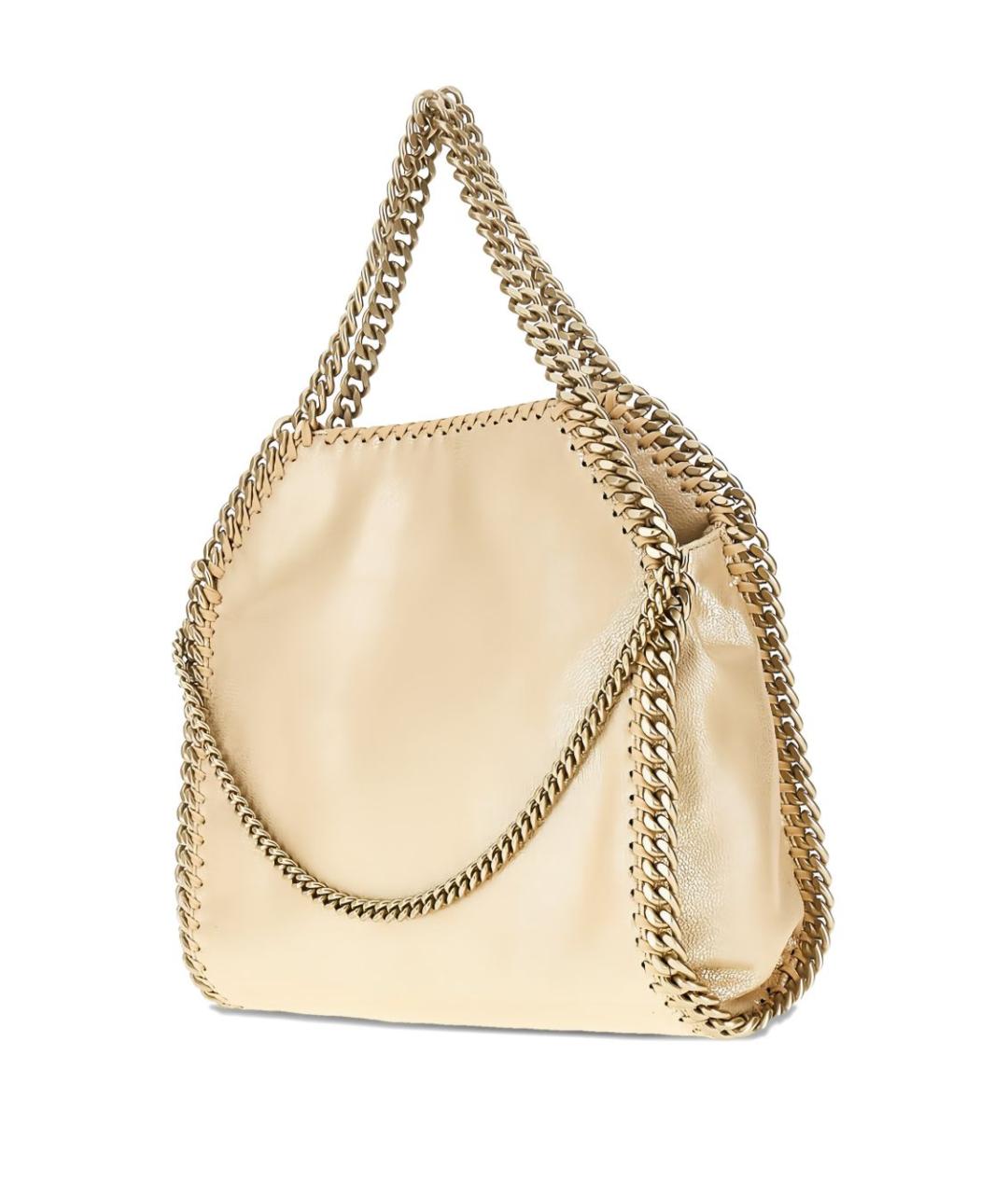 STELLA MCCARTNEY Золотая сумка тоут, фото 2