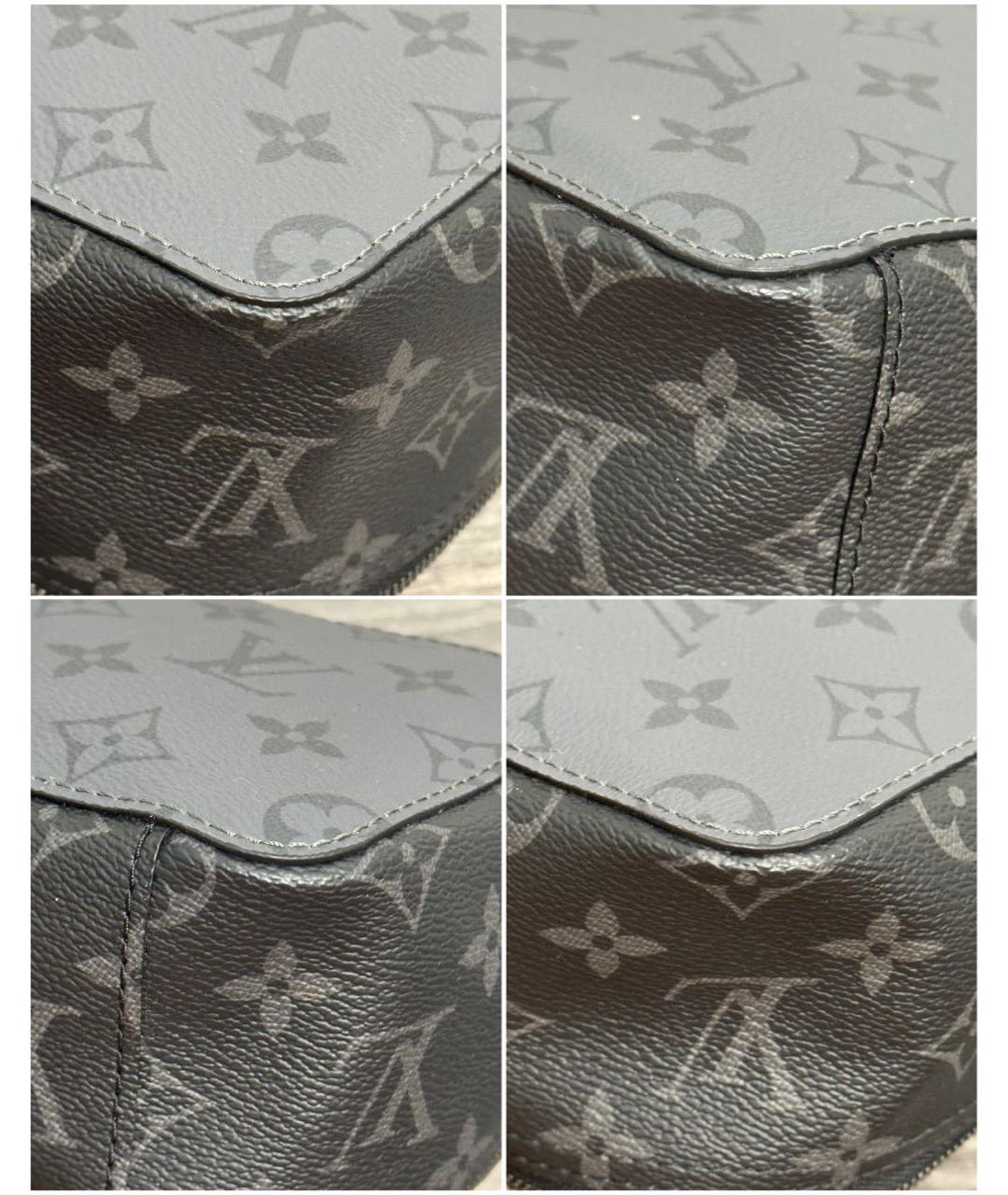 LOUIS VUITTON Черная барсетка, фото 5