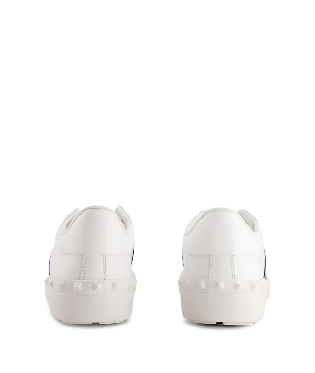 VALENTINO Белые кожаные низкие кроссовки / кеды, фото 4