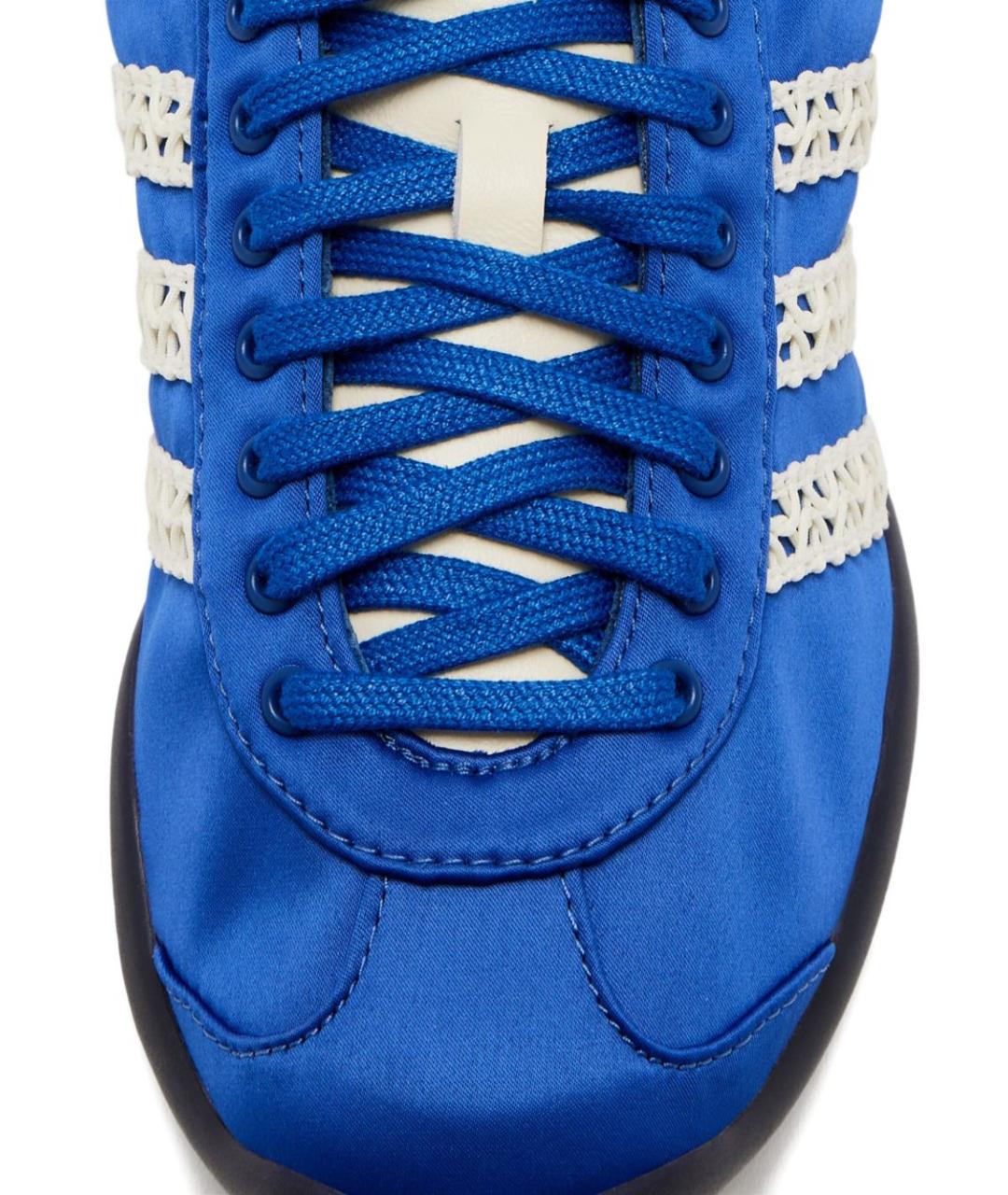 ADIDAS Синие синтетические низкие кроссовки / кеды, фото 4