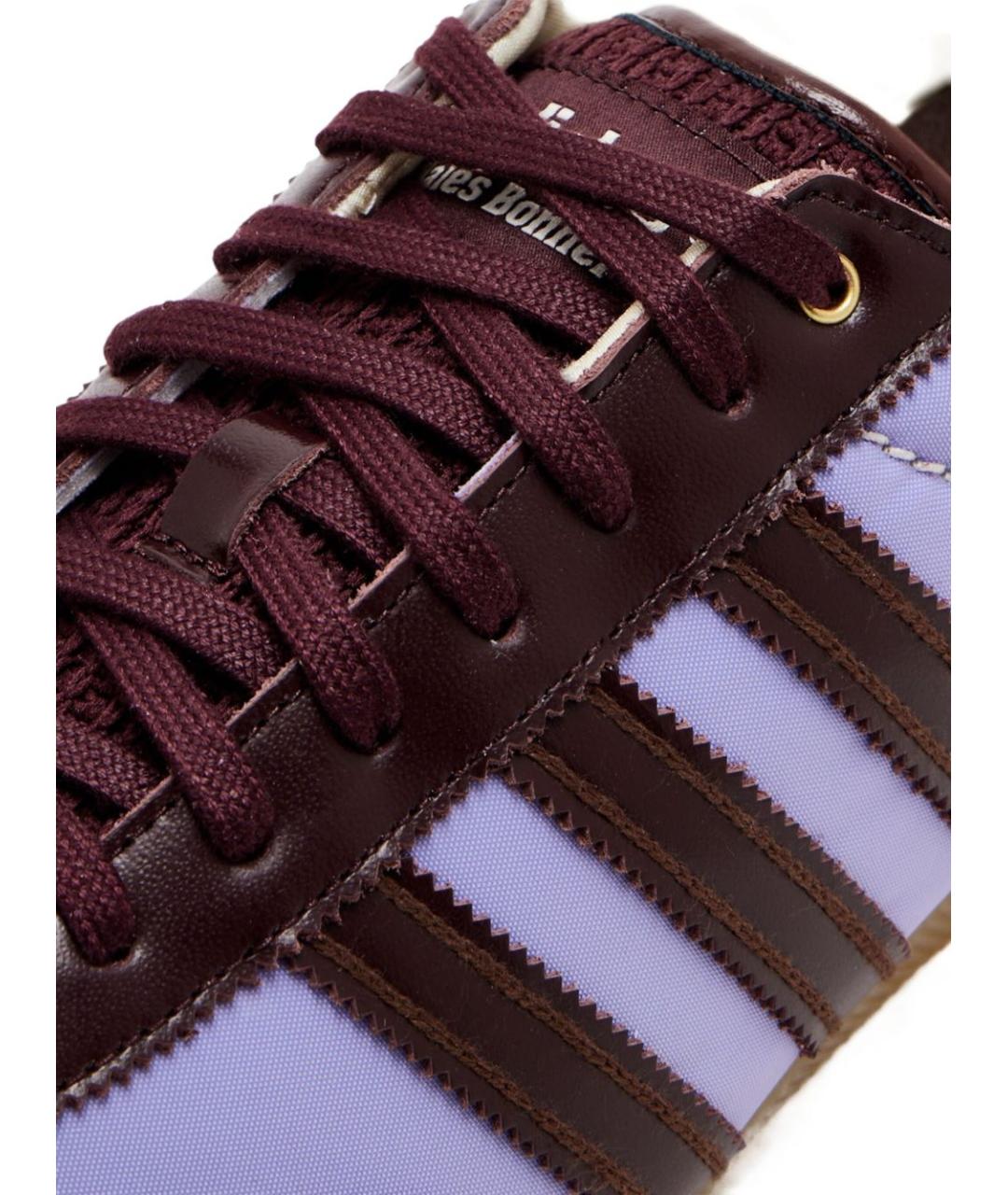 ADIDAS Фиолетовые кожаные кеды, фото 4
