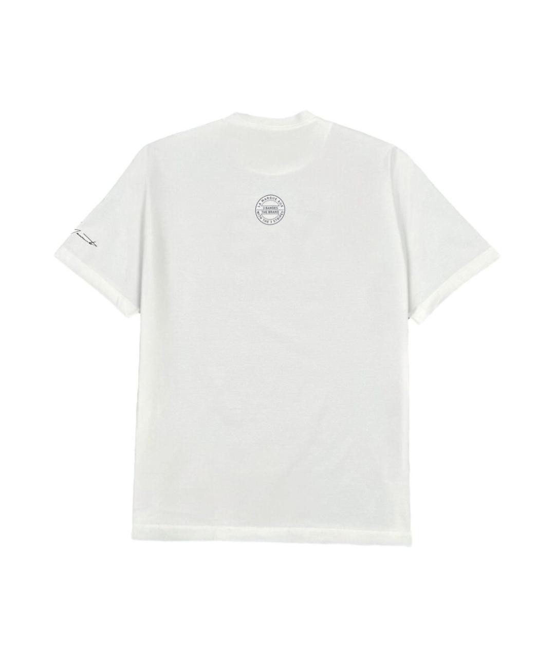 Y-3 Белая хлопковая футболка, фото 2